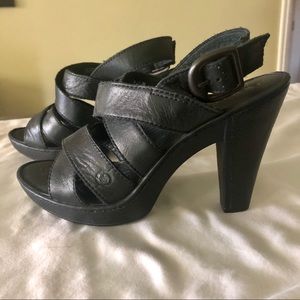 Born brand strappy heels